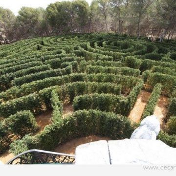 Piérdete en el laberinto vegetal más grande de España